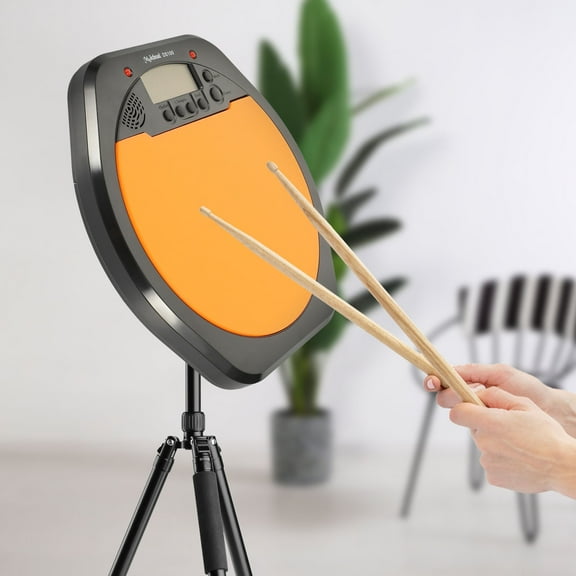 Amosfun Portable Electronic Drummer Pad with Metronome and Shockproof Design for Practice