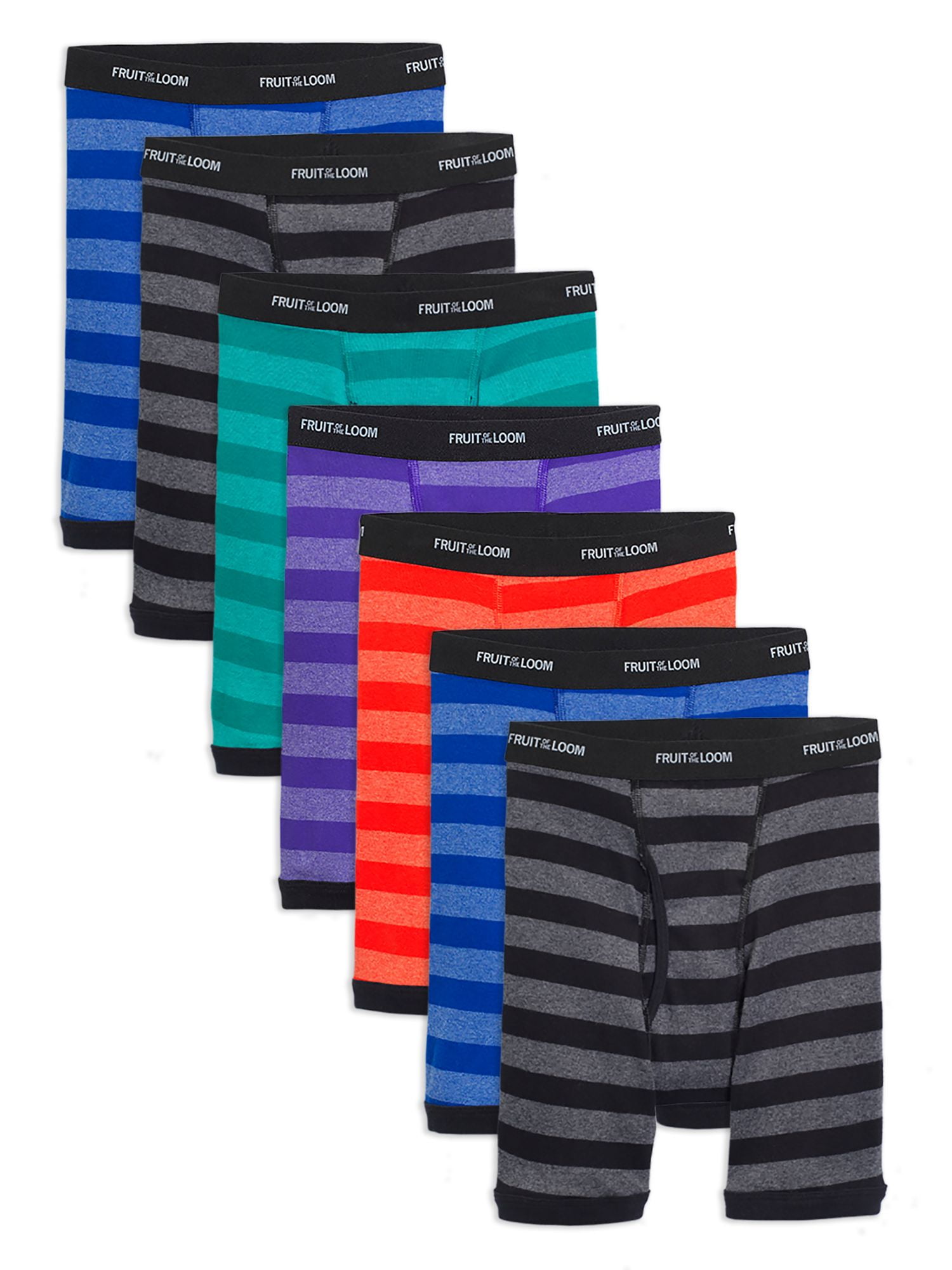 Pack of 7 Fruit of the Loom Men's boxer brief 
