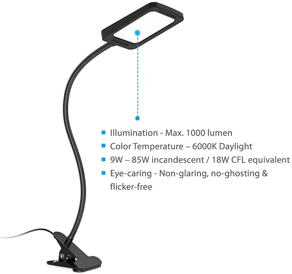 dimmable clamp light
