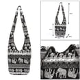thumbnail image 4 of Runquan Hippie Boho Print Bohemian Bag - A-Black, 4 of 8