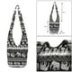 thumbnail image 4 of Bolso bandolera hippie bohemio Colcomx Monedero negro, 4 of 8