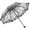 Black, variant on Lace Heart Transparent Folding Umbrella, Romantic Windproof Travel Umbrella for Rain Sun