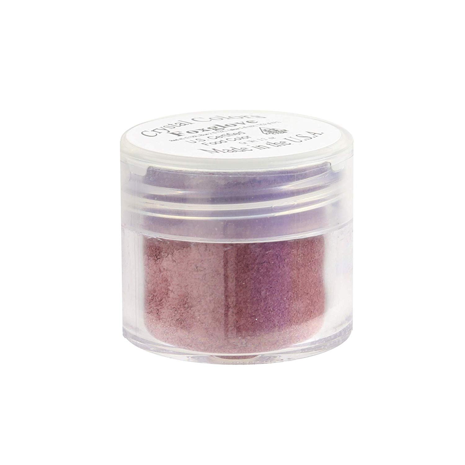 Crystal Color Powder Food Coloring, One Jar of 2.75 Grams Foxglove
