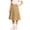 1-Khaki, variant on High Waist A Line Pleated School Skirt, Knee Length Student Uniform Skirt, Soft Casual Midi Skater Skirt Back to School Outfit 2-Black 13-14 Years