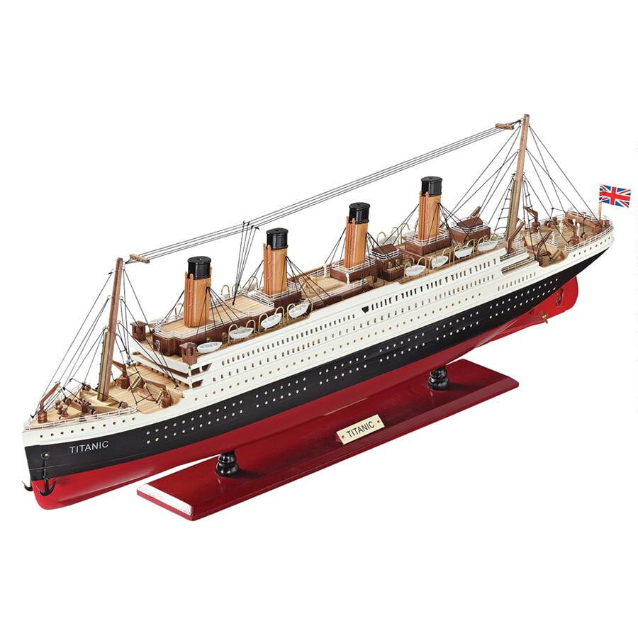 RMS Titanic Ocean Liner 3D Metal Model Painting 47" White Star Line Cruise Ship 