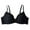 Black, variant on Women's Sexy Lace Bra Demi Sheer Mesh Balconette Unlined Bras Underwire (White, 110D)