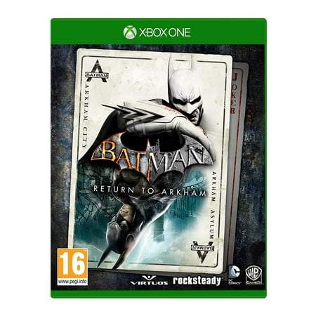 Batman Return to Arkham (XONE / Xbox One) BE THE BATMAN! includes Arkham Asylum & Arkham City Includes critically acclaimed titles Batman: Arkham Asylum and Batman: Arkham City Batman Arkham Asylum exposes players to a dark and atmospheric adventure that takes them into the depths of Arkham Asylum. Batman Arkham City introduces a brand-new story that draws together an all-star cast of classic characters and murderous villains from the Batman universe Batman Return to Arkham includes the comprehensive versions of both games and includes all previously released additional content. This Game is a Region Free PAL Game Imported from the UK. Works on all Xbox One consoles HD TV and HDMI Cable connection may be required to play.