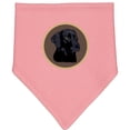 thumbnail image 2 of Inktastic Black Lab Dog Labrador Retriever Baby Bandana Bib, 2 of 4