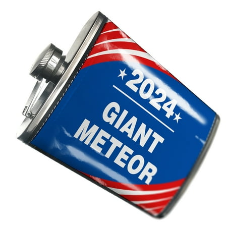 

NEONBLOND Flask Funny Election Sign Giant Meteor 2024