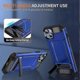 thumbnail image 3 of Mobile Phone Cases For iPhone 15 Pro Matte Holder Phone Case(Dark Blue), 3 of 5