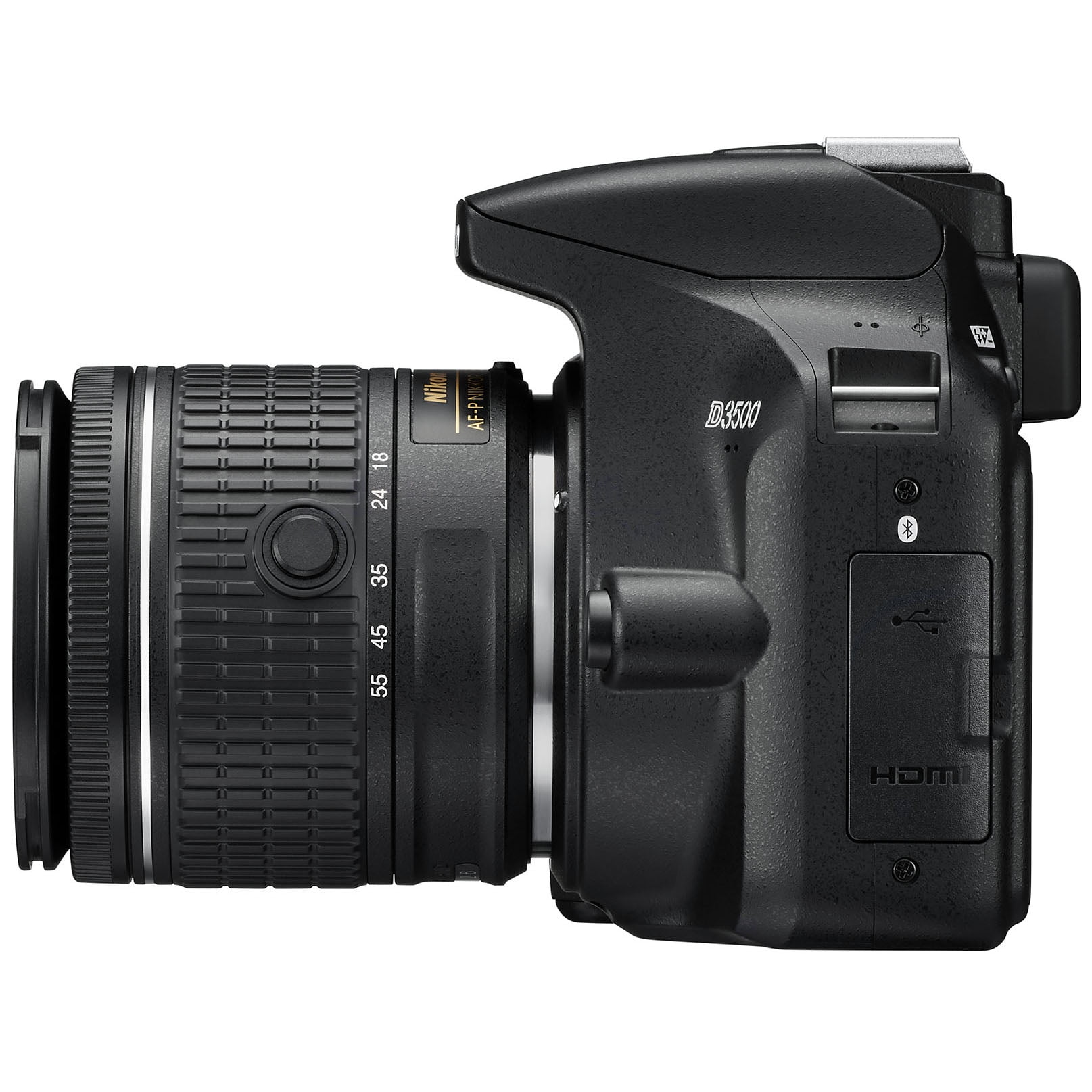 Nikon D3500 W/ AF-P DX Nikkor 18-55mm f/3.5-5.6G VR Black