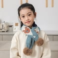 thumbnail image 3 of Esaierr Kids Girls Knit Long Scarf for Toddler Boys Warm Scarf Cartoon Winter Cozy Scarf, 3 of 6