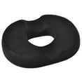 thumbnail image 2 of Donut Pillow Seat Cushion for Tailbone Pain Relief, Memory Foam Seat Chair Pad for Men and Women, Black, 2 of 8
