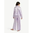 thumbnail image 2 of Justice Girls Long Sleeve Notch Collar Sleep Top and Sleep Pants, 2-Piece, Sizes 4-18, 2 of 4