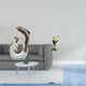 thumbnail image 2 of Estatua De Cerámica De Delfín Camarero/rana. Arte Abstracto Moderno. Escultura Animal. Figura Decorativa Creativa. Ideal Para Soporte De TV, Chimenea, Oficina, Sala De Estar, Mesa De Centro,, 2 of 8
