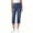 Dark Blue, variant on CHUMUD Skinny Jeans for Women Trendy Slim Leg Denim Pants Stretchy Pull on Capri Pants