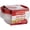RedClear, variant on Rubbermaid TakeAlongs Red Plastic Dishwasher Safe Food Storage Containers (4 Count)