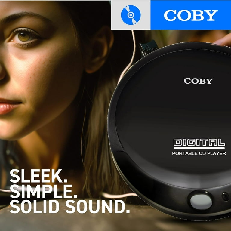 Free Shipping! Coby Portable CD Player with Anti-Skip Function and