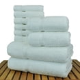 thumbnail image 3 of Luxury Hotel & Spa Quality, Quick Dry 100% Turkish Cotton, 700 GSM, Eco Friendly Towel, Bathroom and Kitchen Dobby Border Towels, 2-Bath Towel, 2-Hand Towel, 6-Washcloth (Bundle Set of 10, White), 3 of 3