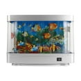 thumbnail image 4 of Bowayaoa Fake Fish Tank for Kids Toy Artificial Aquarium Mini Fish Tank with Moving Fish Pretend Seabed World Lamp Lighting Move Virtual Aquarium That Cats Love to Watch Office Desk Decoration, 4 of 9