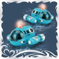 thumbnail image 4 of Barco de control remoto de 24 GHz RC Spray Gasboat piscina juguete para niños y niñas (azul), 4 of 9