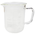 thumbnail image 2 of Beaker Mug 1000ml with Handle and Pour Spout Borosilicate Glass., 2 of 2