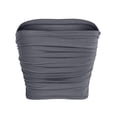 thumbnail image 6 of HCYSFG Womens Strapless Tube Tops Sleeveless Solid Color Slim Fit Fitted Bandeau Casual Crop Shirts Everyday Summer Tops, 6 of 6