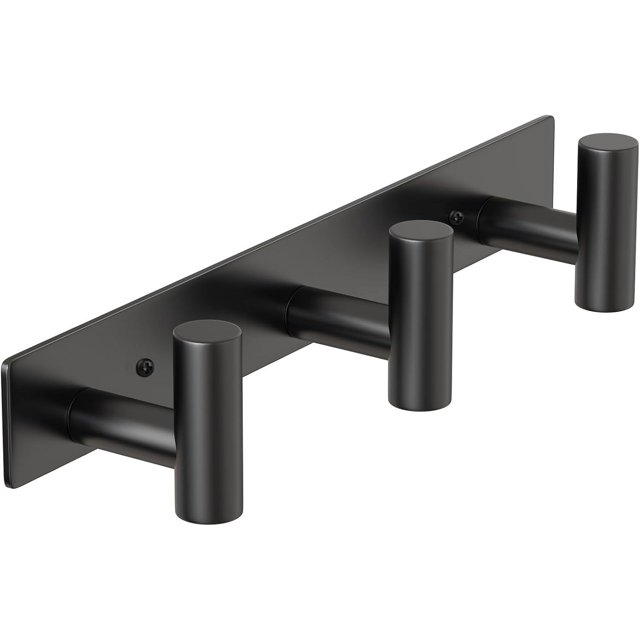 Coat Rack Wall Mount with L Shaped Coat Hooks Wall Hooks Heavy Duty Stainless Steel Towel Hooks Wall Coat Hanger Robe Hooks for Bathroom Kitchen Entryway ( Hooks PC)
