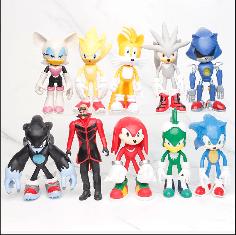 Max Fun Set of 6pcs Sonic The Hedgehog Action Figures, 5-7cm Tall Cake –  ToysCentral - Europe