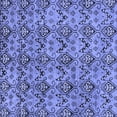 thumbnail image 1 of Ahgly Company Indoor Square Abstract Blue Modern Area Rugs, 4' Square, 1 of 4