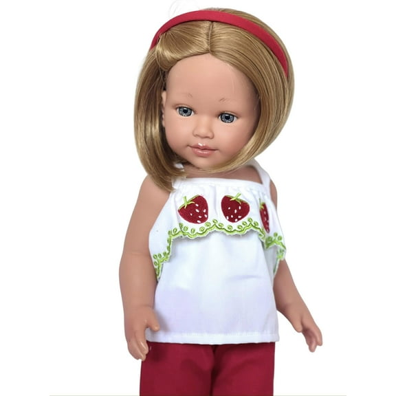 Kennedy and Friends® Strawberry Sweet Outfit – Adorable 18-Inch Doll Clothes Set