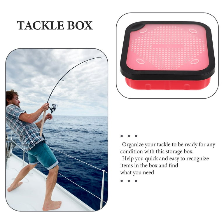 Box Fishing Bait Tackle Box Case Small Lures Lure Organizer Portable  Storage Tray Breathable Function Multi Sealing Tool