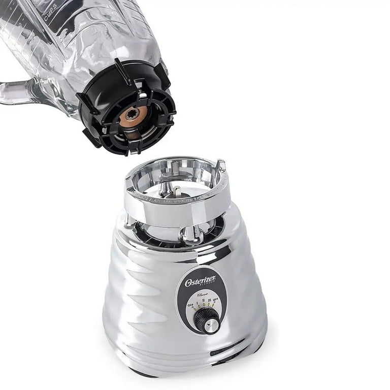 Oster 4655 Chrome 3 Speed Blender, 5 Cup Glass Jar, 1000 Oster 4655 Chrome 3 Speed Blender, 5 Cup Glass Jar, 1000