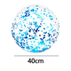 thumbnail image 2 of Bola de salpicaduras de agua de PVC súper transparente de 5 uds-40CM-azul de lentejuelas (bomba de envío) MFZFUKR CPB-DE-WX361-4, 2 of 5