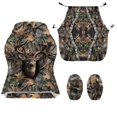thumbnail image 2 of SCRAWLGOD Deer Camo Hunting Print Gaming Chair Cover with Armrest Covers Stretchable Washable Furniture Protector Breathable Reclining Racing Gaming Chair, 2 of 9