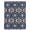 Blue Yellow, variant on Orange Blue Waterproof Fabric Shower Curtain,Morocco Boho Abstract Floral Ethnic Tribal Waterproof Fabric Shower Curtain for Bathroom Curtains Bathtubs Shower Curtains with 12 Hooks Standard 66x72