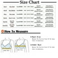 thumbnail image 3 of XMMSWDLA Summer Savings Clearance 2024! for Womens Plus Size Bra,Woman's Printing Gathered Together Large Size Daily Bra Underwear No Rims Surgical Bra Tshirt Bras for Women, 3 of 4