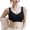Black, variant on Wireless Sports Bras for Women Solid Color Side Coverage Support Underarm Smoothing for Exercise and Daily Wear Bra