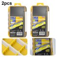 thumbnail image 1 of Señuelos Anzuelo Pesca 2 Capas Caja Cebo Impermeable para Aparejos () Amarillo, 1 of 9