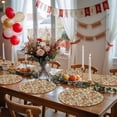 thumbnail image 5 of Fall Leaves Round 13 Inch Placemats Set of 4, Farmhouse Beige Botanical Leaf Autumn HeatResistant Non Slip Place Mats for Dining Table, Wipeable Braided Kitchen Table Mats for Housewarming, 5 of 9