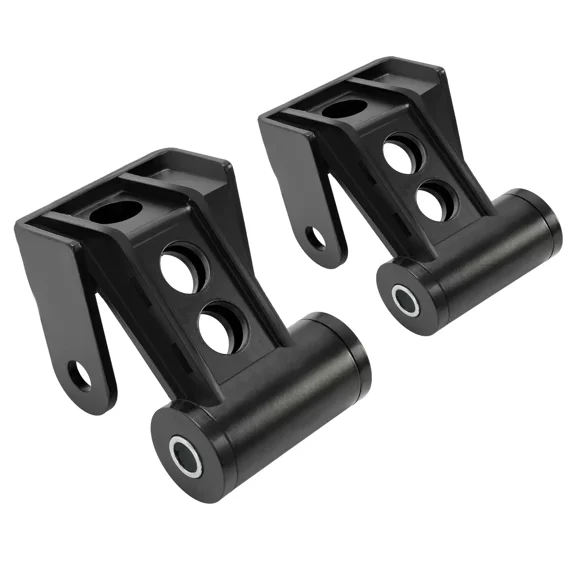 Kojem 2" Drop Lowering Shackles Suspension Kit for 2003-2013 Dodge Ram 2500 3500 2WD 4WD Steel Black