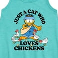 thumbnail image 2 of Garfield - Just A Cat Who Loves Chickens - Toddler & Youth Girls A-line Dress, 2 of 4