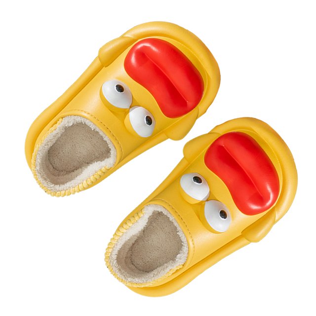 Zapatillas de invierno, zapatillas de invierno para mujer, lindas zapatillas de algodón impermeables, lindas zapatillas de algodón de dibujos animados, resultados impresionantes