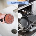 thumbnail image 4 of Cast Iron Scrubber with Handle, Stainless Steel Chainmail Cleaner for Pans and Skillets - Cast Iron Cookware, Ovens, 4 of 5