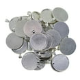 thumbnail image 3 of 50 Pcs Round Pendant Tray Metal Bezel Cabochon Retro Pendant Craft Set for DIY Photo Pendants, 3 of 10