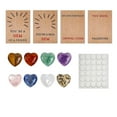 thumbnail image 2 of ZLKMQM Valentines Day Classroom Party Favors - 24 Pack Exchange Cards with Natural Heart Gems, Perfect Candy-Free Gifts for Kids Teens Toddlers School Gift Exchanges, 2 of 4