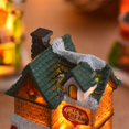 thumbnail image 4 of Nuevo estilo Decoraciones navideñas Resina Casa navideña micro Luz LED paisaje Casa de nieve luminiscente Adornos navideños regalos, 4 of 4