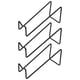 thumbnail image 2 of soportes de hierro para vino, modernos y minimalistas, para mesa, para botellas de vino, expositores de vino., 2 of 6