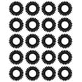 thumbnail image 1 of 20 piezas de lazos para el cabello en espiral negros para mujeres, lazos para el cabello en espiral, lazos para el cabello en espiral, lazos para el cabello en espiral de plástico, lazos para el, 1 of 8