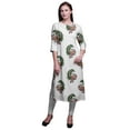 thumbnail image 1 of Bimba Kurta à Manches 3/4 Imprimée Kurti Droite Vêtements d'Été pour Femmes, 1 of 6